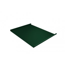 ГРАНД ЛАЙН Фальц двойной стоячий Grand Line 0,45 Drap ST с пленкой на замках RAL 6005 зеленый мох