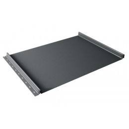ГРАНД ЛАЙН Кликфальц Grand Line 0,5 GreenCoat Pural BT, matt с пленкой на замках RR2H3 (RAL 7016 антрацитово-серый)